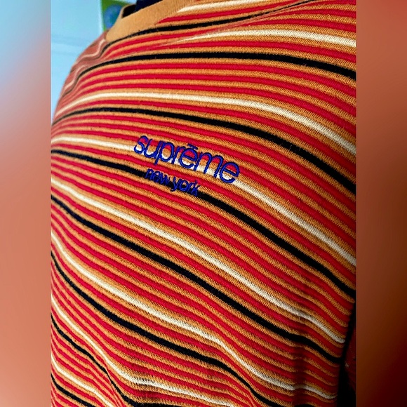 Supreme New York Striped Sweater🍊 - Picture 3 of 6